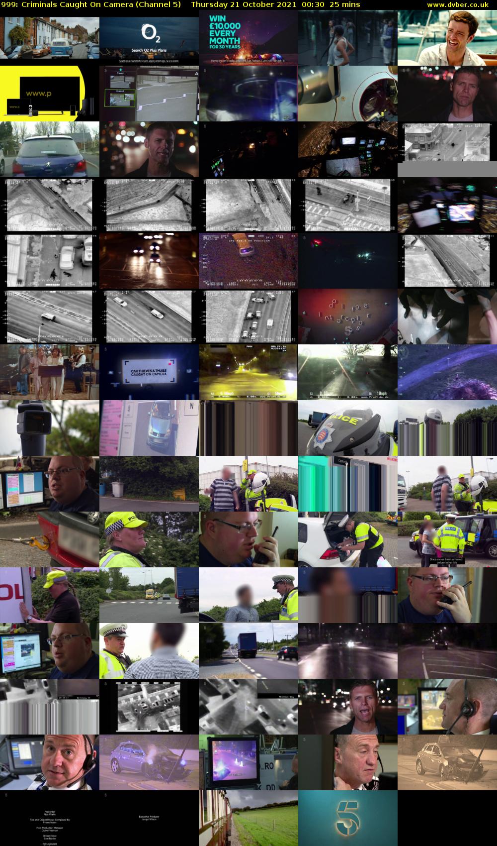 999: Criminals Caught On Camera (Channel 5) Thursday 21 October 2021 00:30 - 00:55