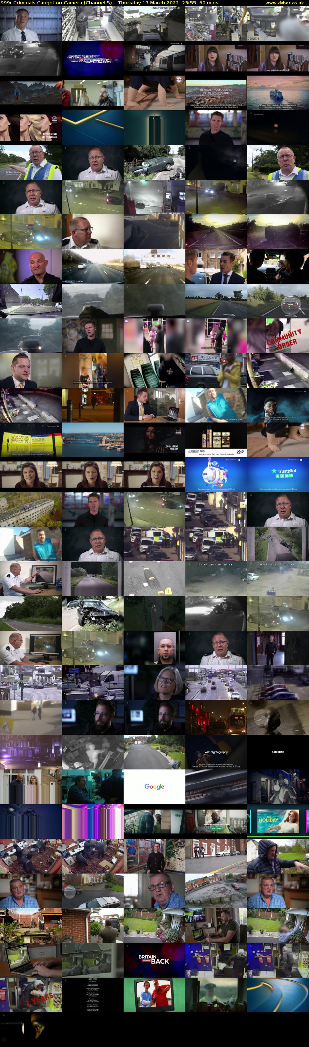 999: Criminals Caught on Camera (Channel 5) Thursday 17 March 2022 23:55 - 00:55