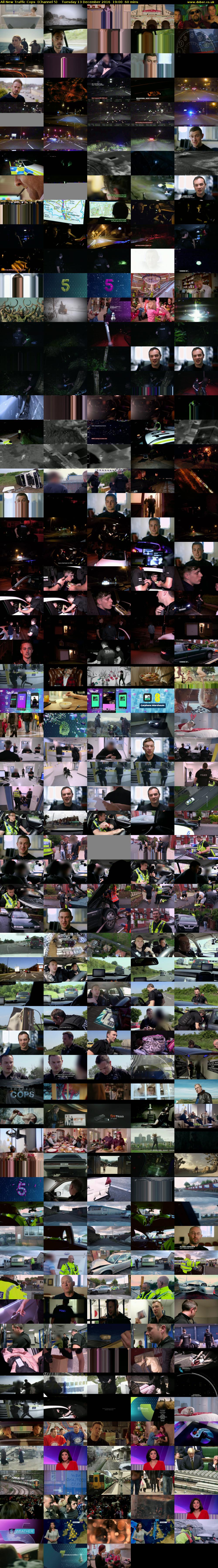 All New Traffic Cops  (Channel 5) Tuesday 13 December 2016 19:00 - 20:00