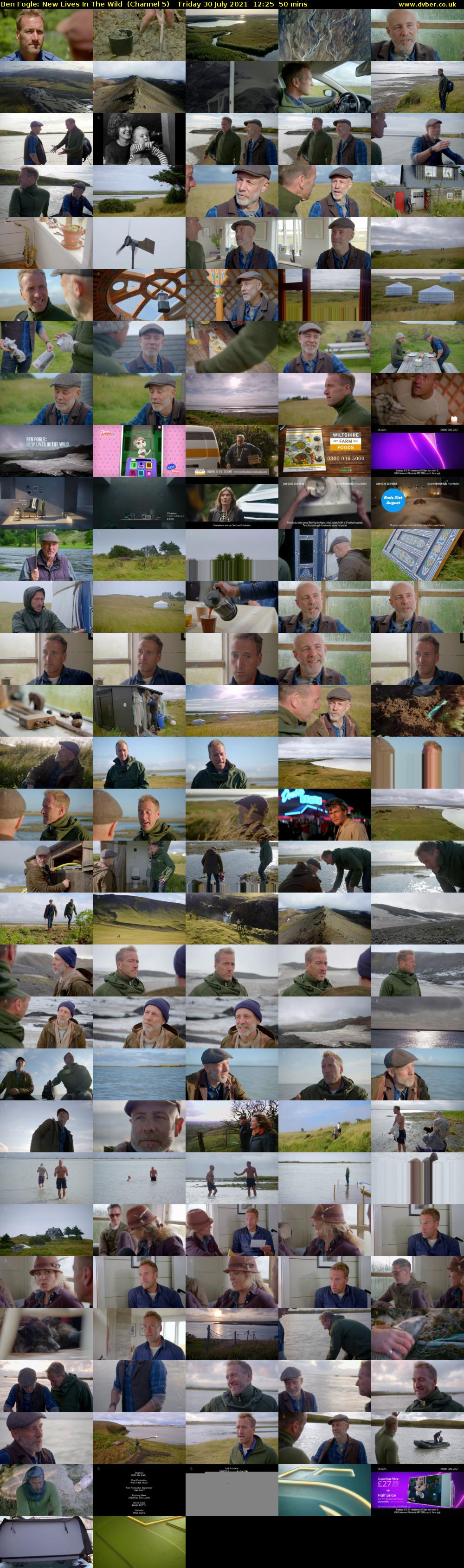 Ben Fogle: New Lives In The Wild  (Channel 5) Friday 30 July 2021 12:25 - 13:15