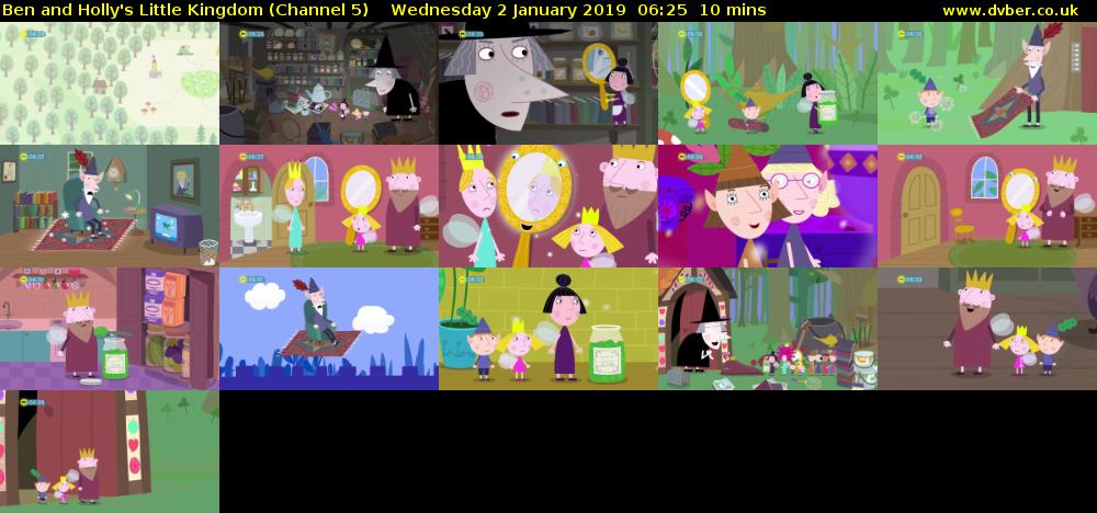 Ben and Holly's Little Kingdom (Channel 5) Wednesday 2 January 2019 06:25 - 06:35
