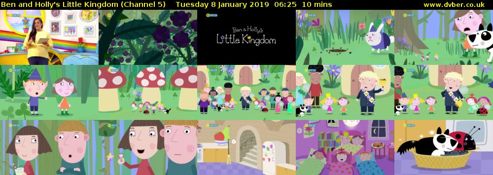 Ben and Holly's Little Kingdom (Channel 5) Tuesday 8 January 2019 06:25 - 06:35