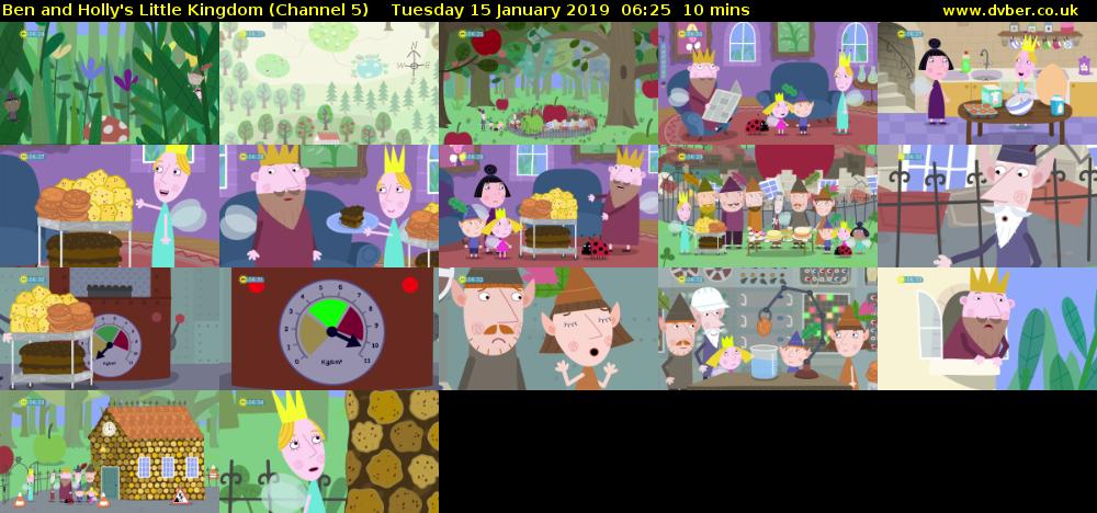 Ben and Holly's Little Kingdom (Channel 5) Tuesday 15 January 2019 06:25 - 06:35