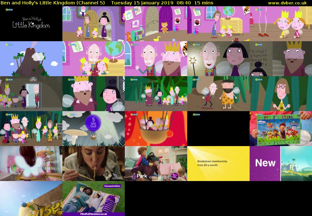 Ben and Holly's Little Kingdom (Channel 5) Tuesday 15 January 2019 08:40 - 08:55