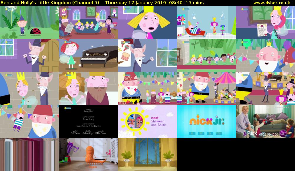 Ben and Holly's Little Kingdom (Channel 5) Thursday 17 January 2019 08:40 - 08:55