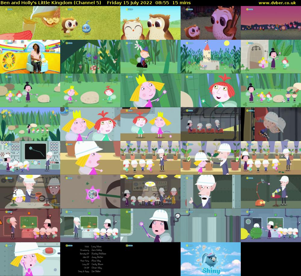 Ben and Holly's Little Kingdom (Channel 5) Friday 15 July 2022 08:55 - 09:10