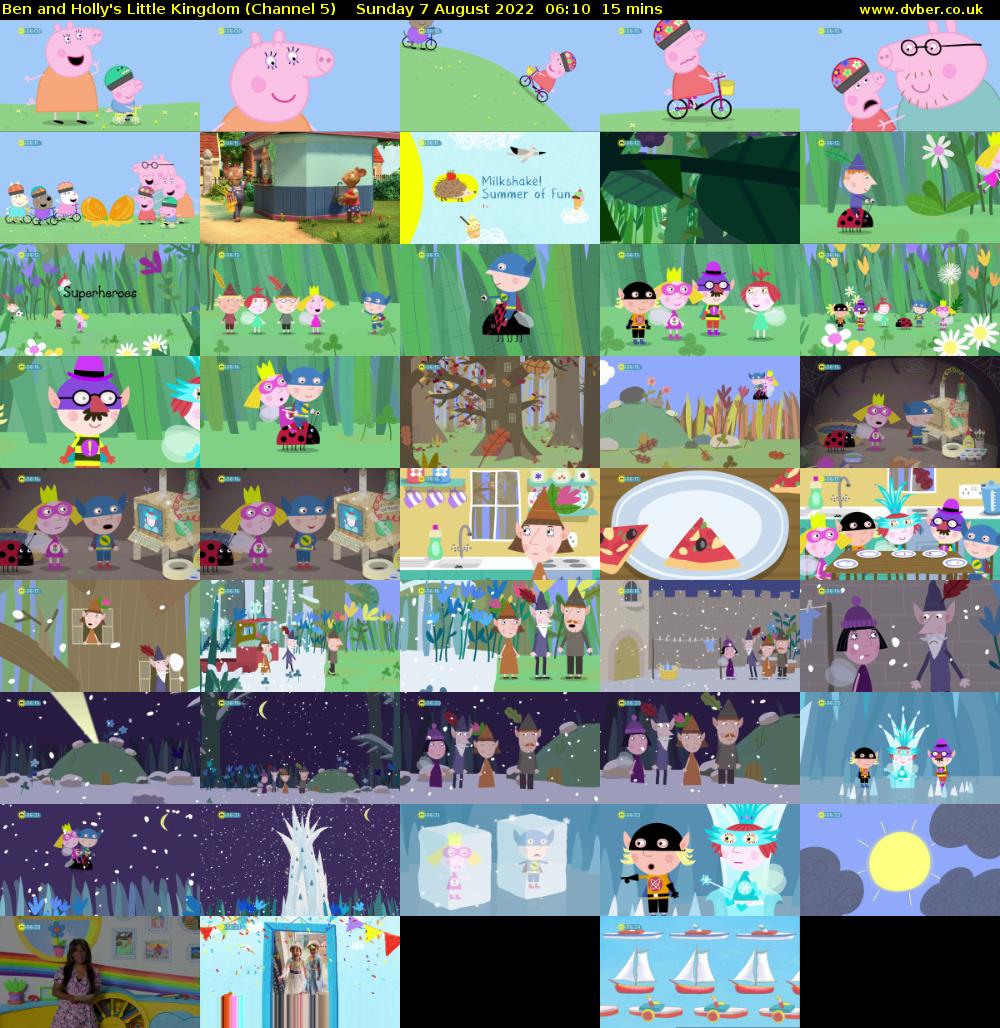 Ben and Holly's Little Kingdom (Channel 5) Sunday 7 August 2022 06:10 - 06:25
