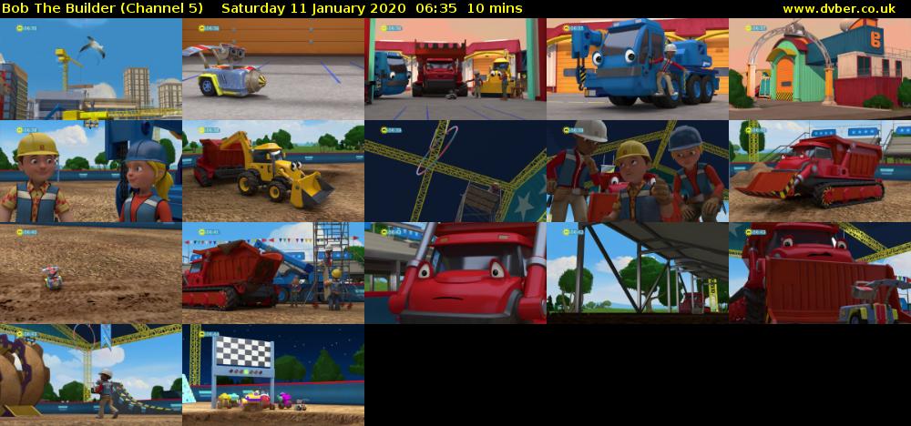 Bob The Builder (Channel 5) Saturday 11 January 2020 06:35 - 06:45