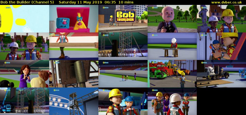 Bob the Builder (Channel 5) Saturday 11 May 2019 06:35 - 06:45