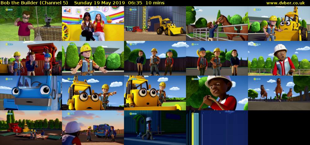 Bob the Builder (Channel 5) Sunday 19 May 2019 06:35 - 06:45
