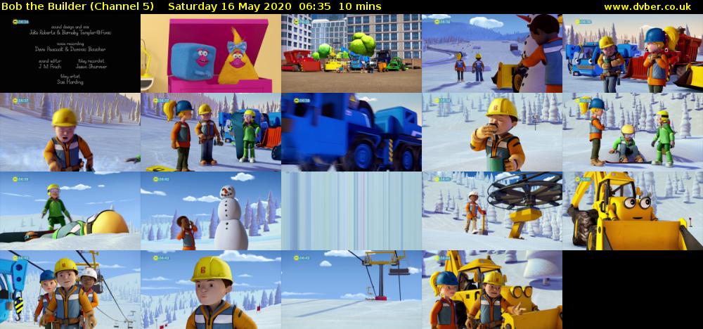 Bob the Builder (Channel 5) Saturday 16 May 2020 06:35 - 06:45