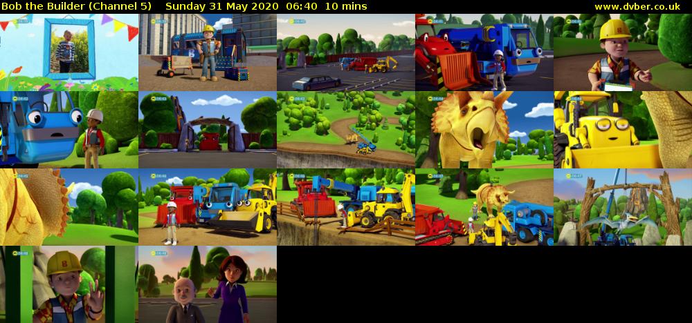 Bob the Builder (Channel 5) Sunday 31 May 2020 06:40 - 06:50