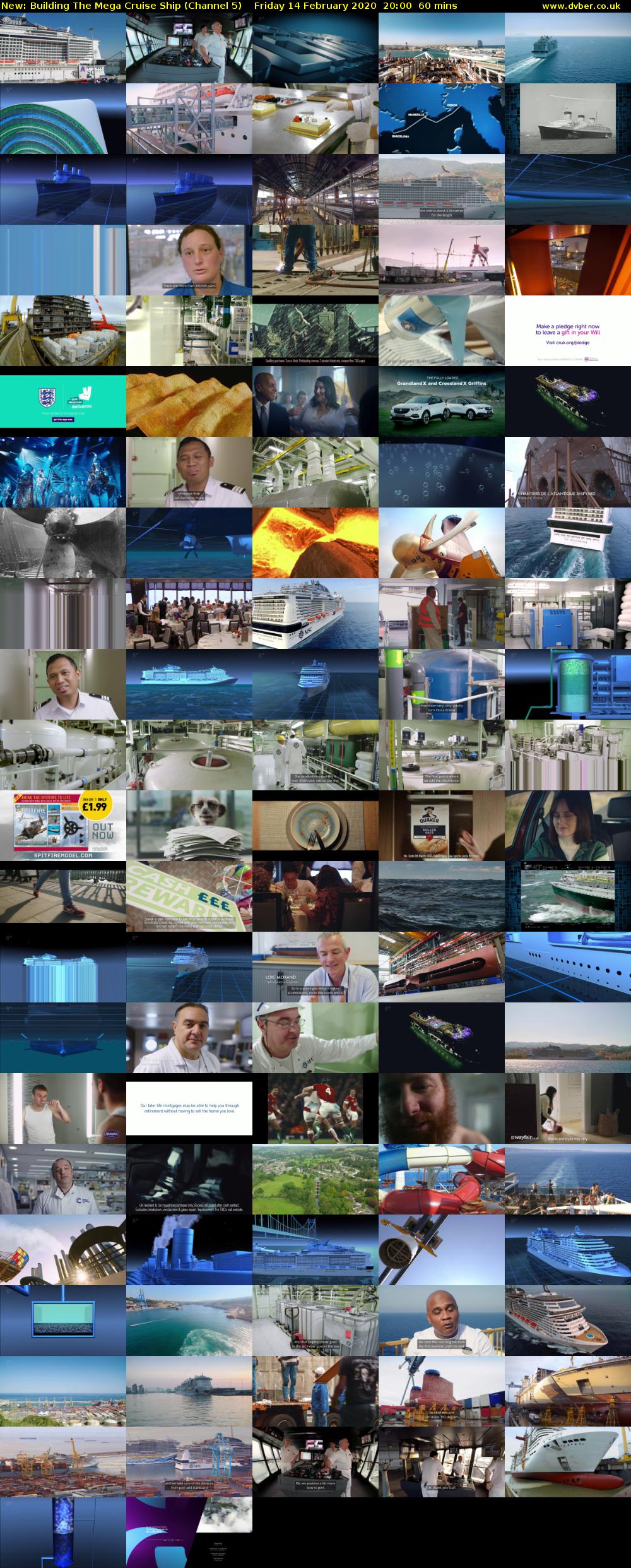 Building The Mega Cruise Ship (Channel 5) Friday 14 February 2020 20:00 - 21:00