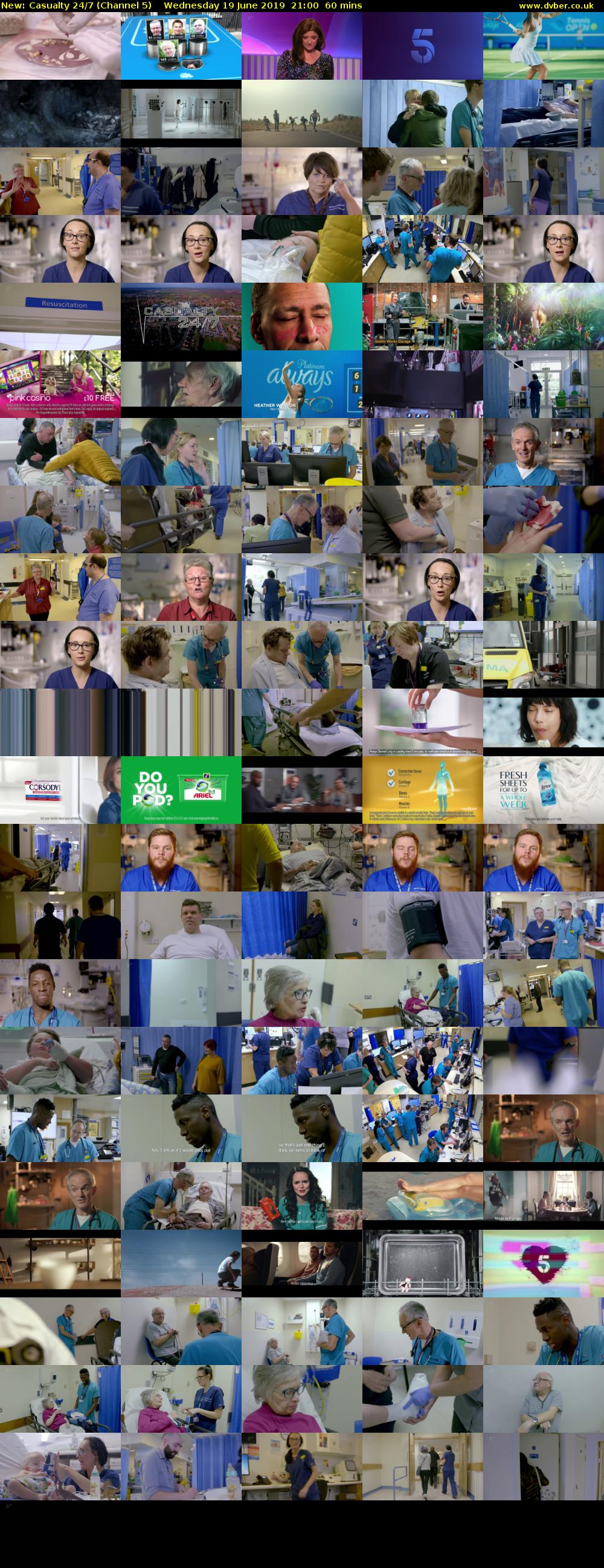 Casualty 24/7 (Channel 5) Wednesday 19 June 2019 21:00 - 22:00
