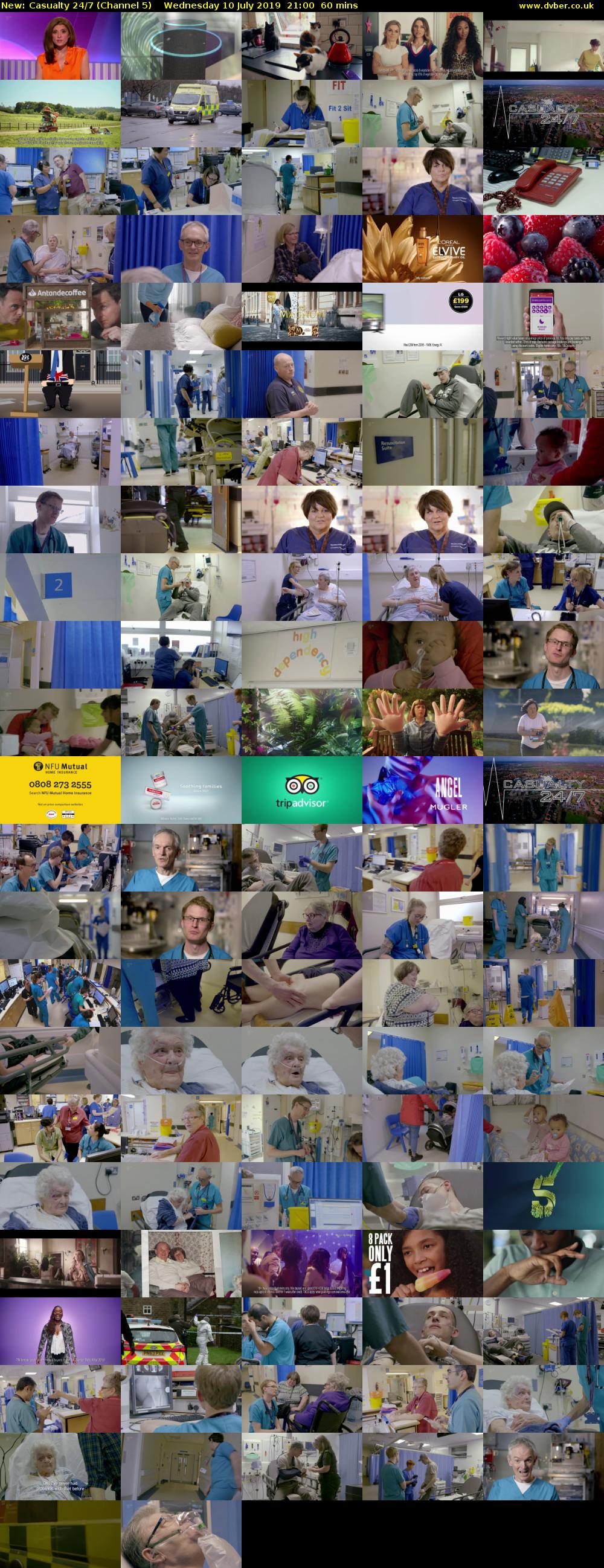 Casualty 24/7 (Channel 5) Wednesday 10 July 2019 21:00 - 22:00
