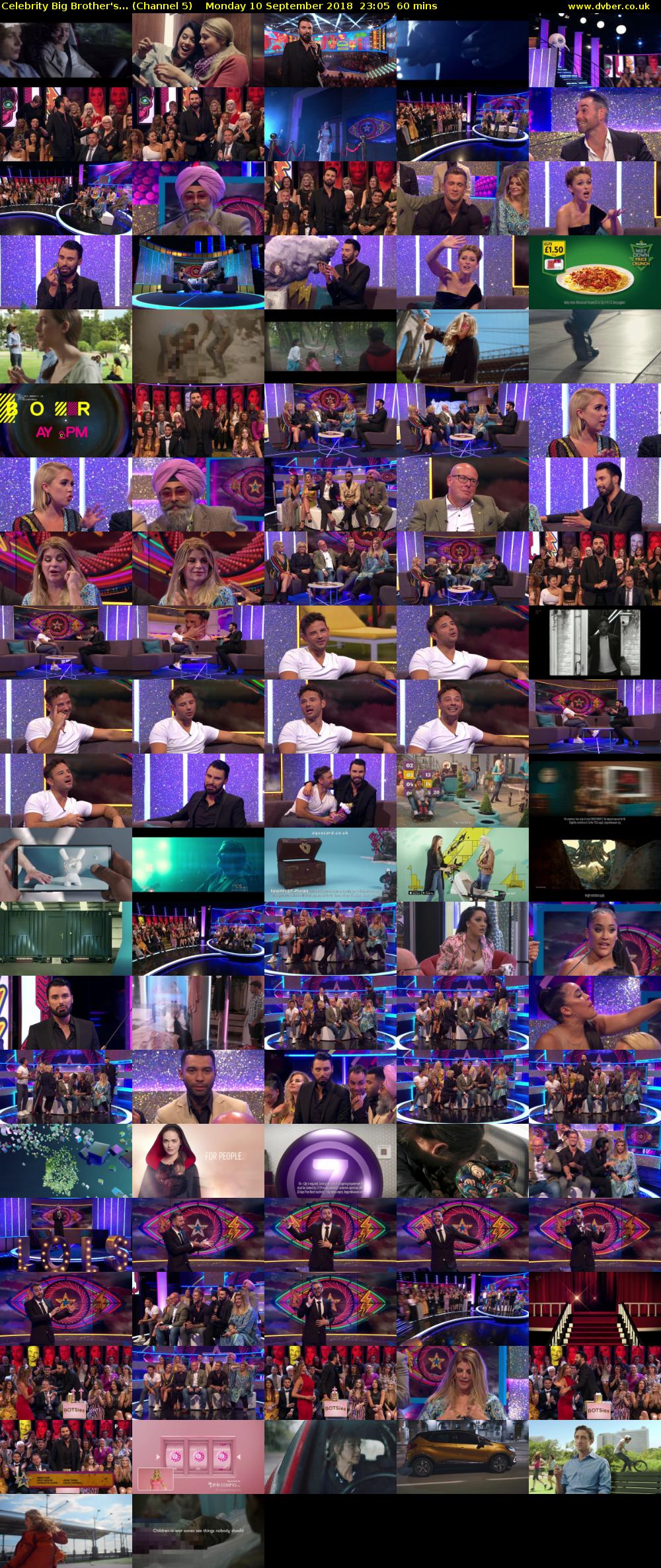 Celebrity Big Brother's... (Channel 5) Monday 10 September 2018 23:05 - 00:05