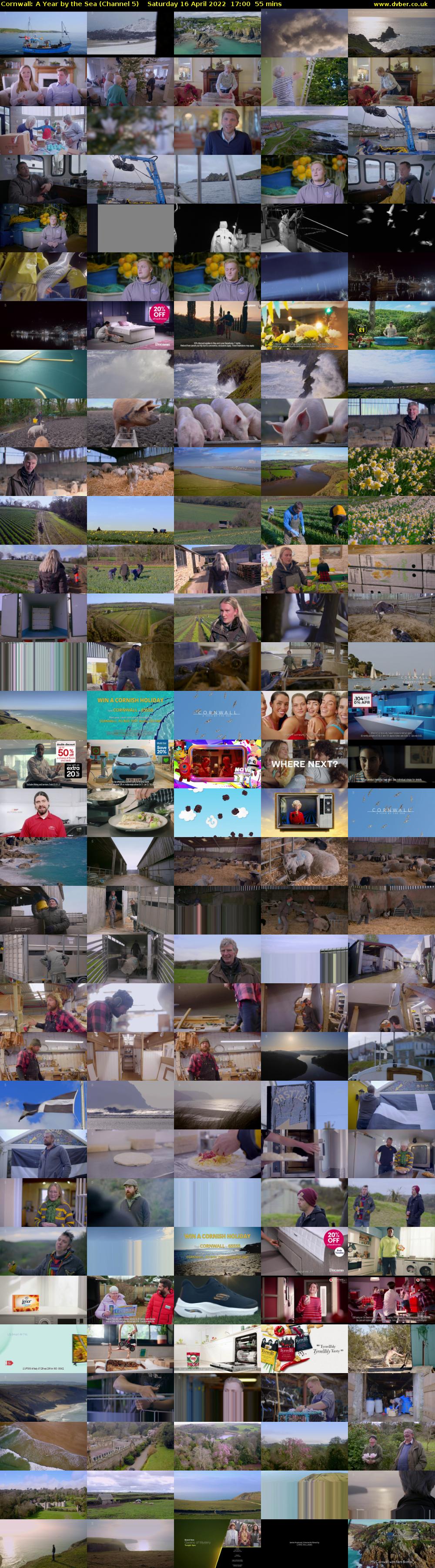 Cornwall: A Year by the Sea (Channel 5) Saturday 16 April 2022 17:00 - 17:55
