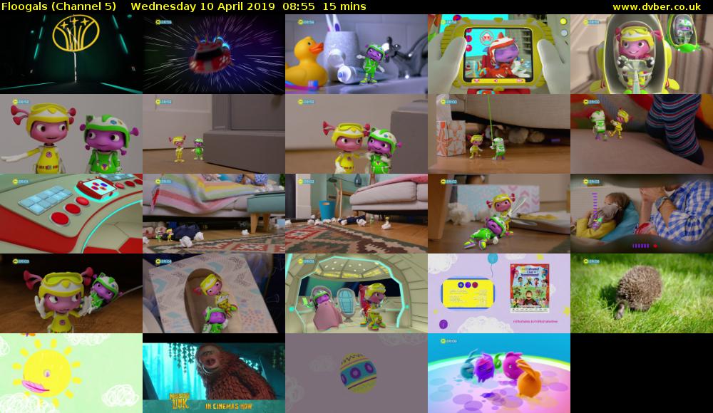Floogals (Channel 5) Wednesday 10 April 2019 08:55 - 09:10