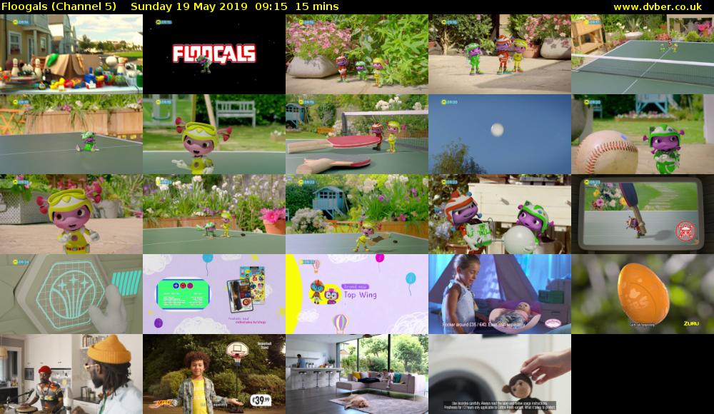 Floogals (Channel 5) Sunday 19 May 2019 09:15 - 09:30