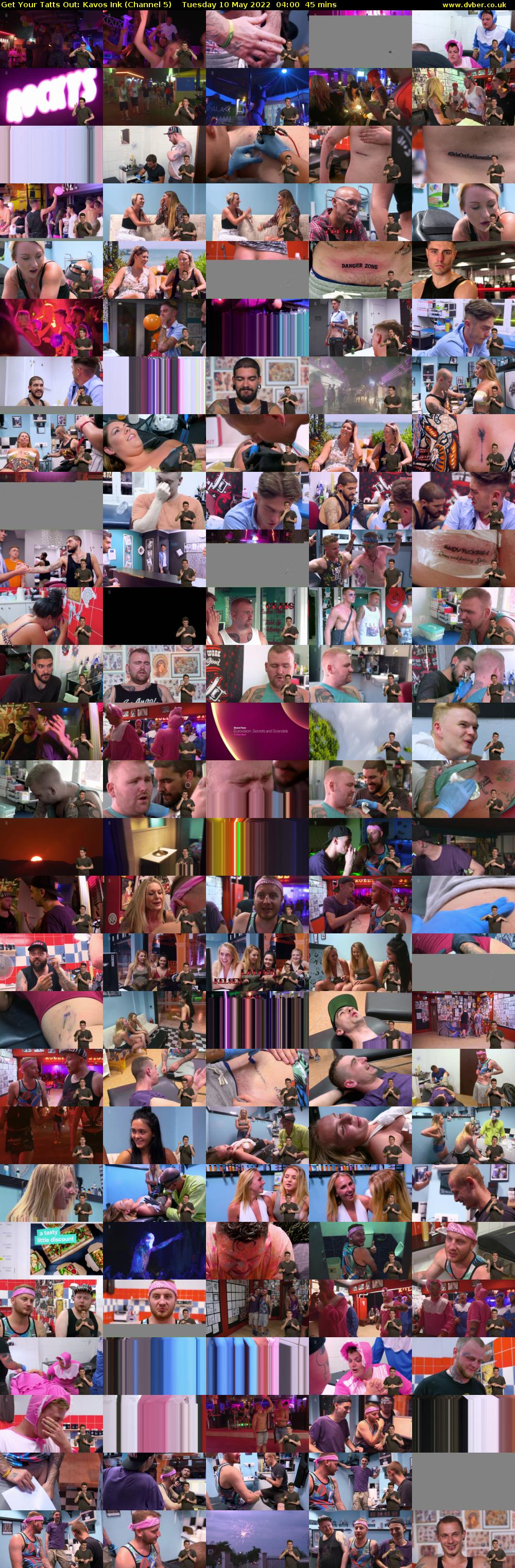 Get Your Tatts Out: Kavos Ink (Channel 5) Tuesday 10 May 2022 04:00 - 04:45