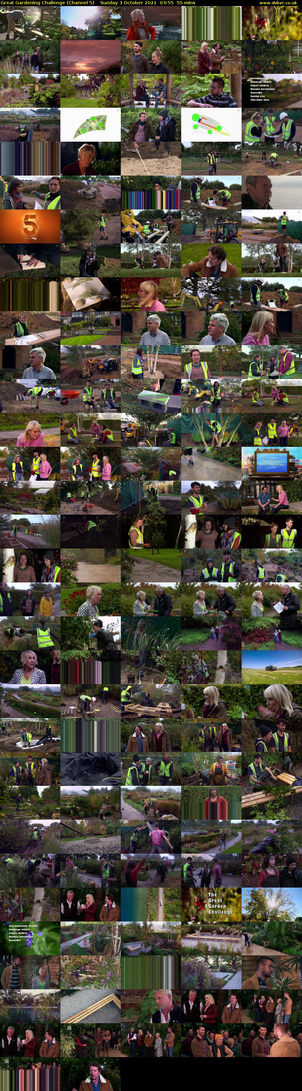 Great Gardening Challenge (Channel 5) Sunday 3 October 2021 03:55 - 04:50