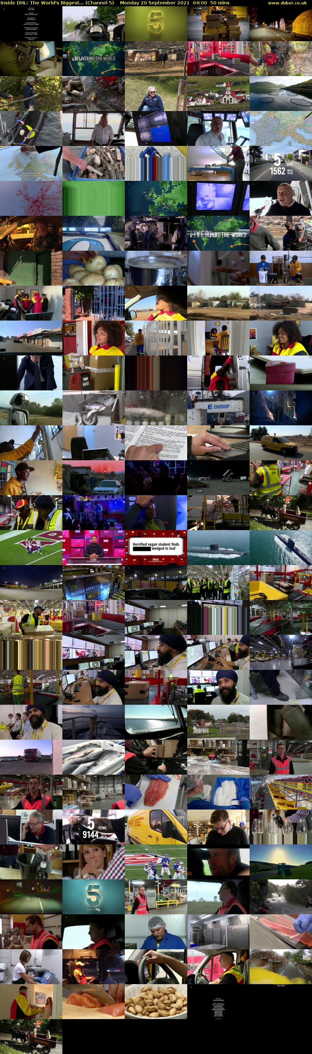Inside DHL: The World's Biggest... (Channel 5) Monday 20 September 2021 04:00 - 04:50