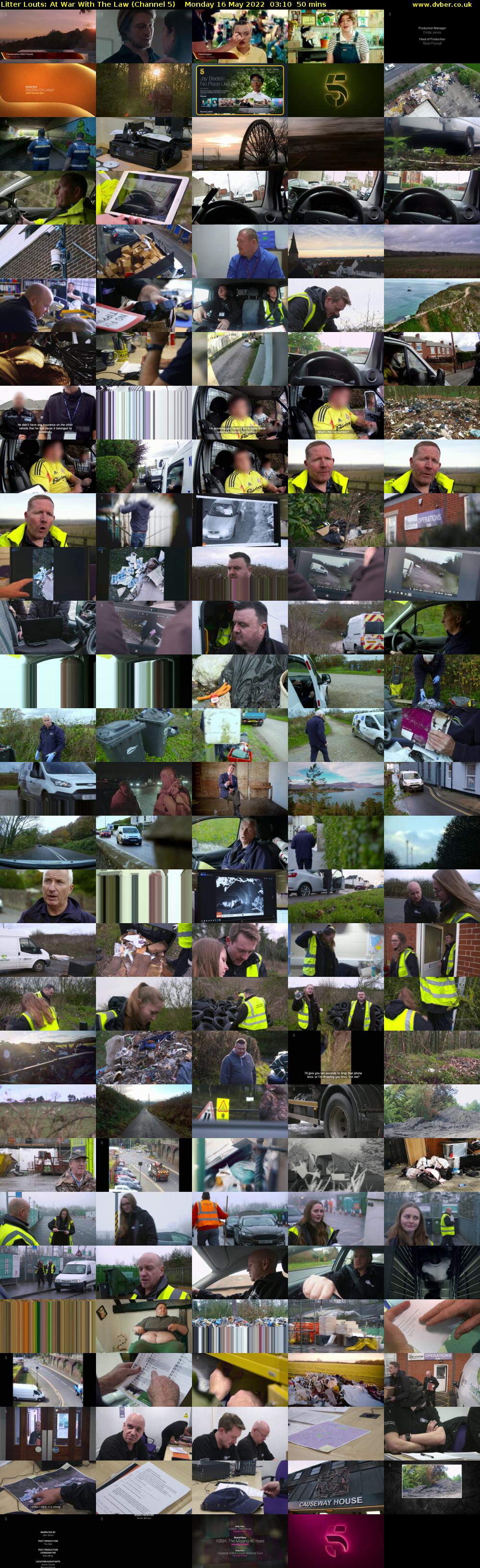 Litter Louts: At War With The Law (Channel 5) Monday 16 May 2022 03:10 - 04:00