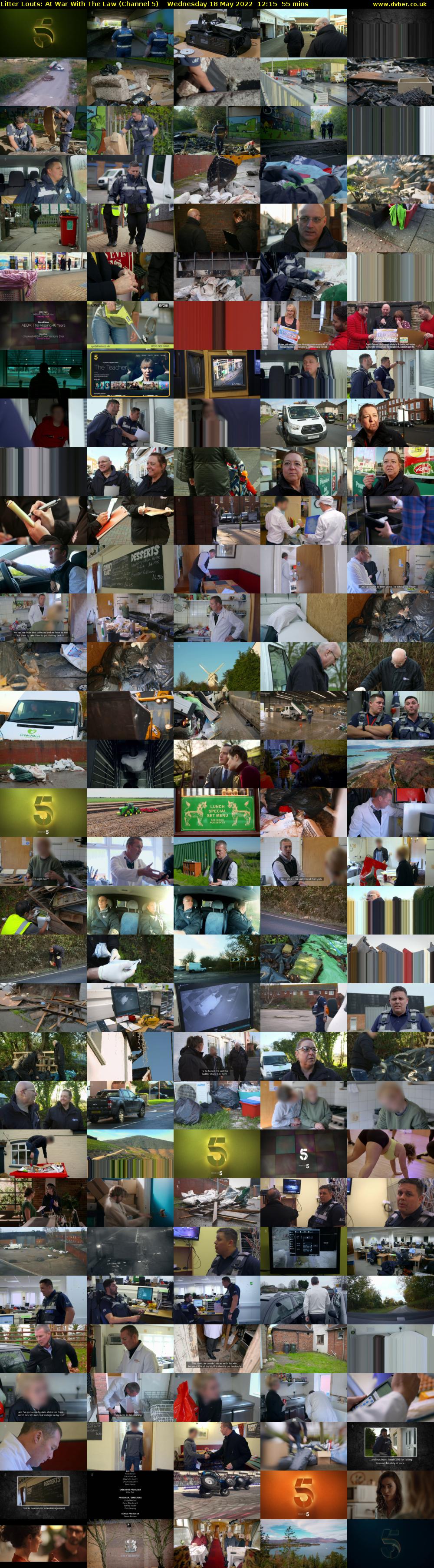 Litter Louts: At War With The Law (Channel 5) Wednesday 18 May 2022 12:15 - 13:10
