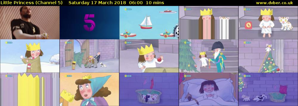 Little Princess (Channel 5) Saturday 17 March 2018 06:00 - 06:10