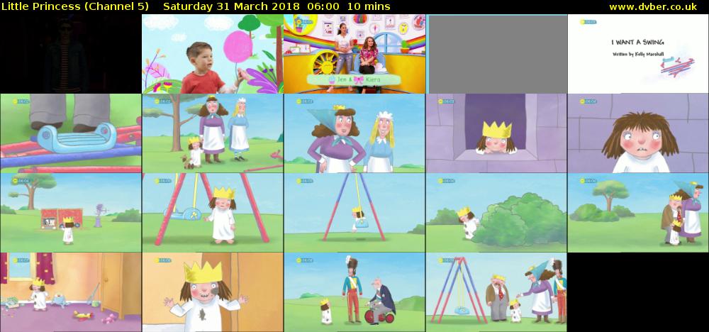 Little Princess (Channel 5) Saturday 31 March 2018 06:00 - 06:10