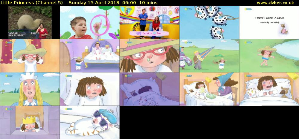 Little Princess (Channel 5) Sunday 15 April 2018 06:00 - 06:10