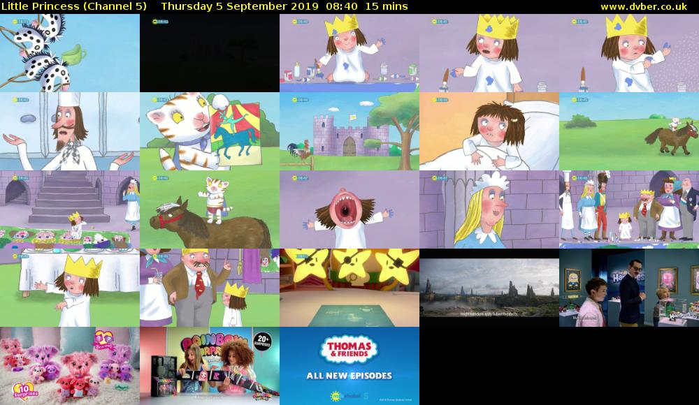 Little Princess (Channel 5) Thursday 5 September 2019 08:40 - 08:55
