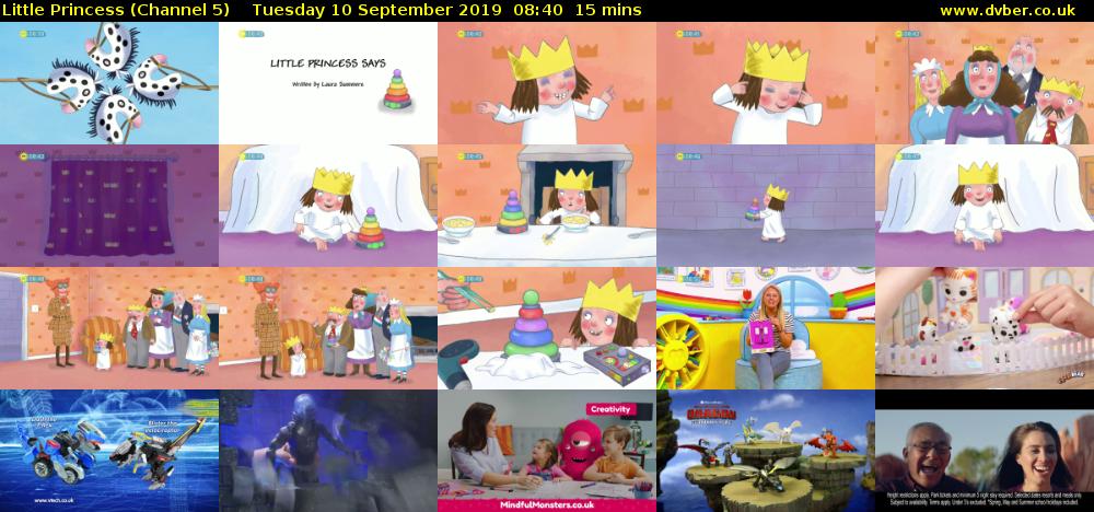 Little Princess (Channel 5) Tuesday 10 September 2019 08:40 - 08:55