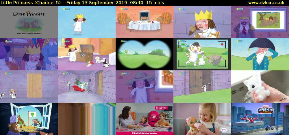 Little Princess (Channel 5) Friday 13 September 2019 08:40 - 08:55