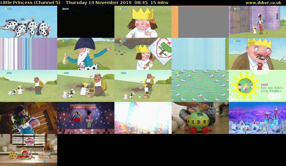 Little Princess (Channel 5) Thursday 14 November 2019 08:45 - 09:00