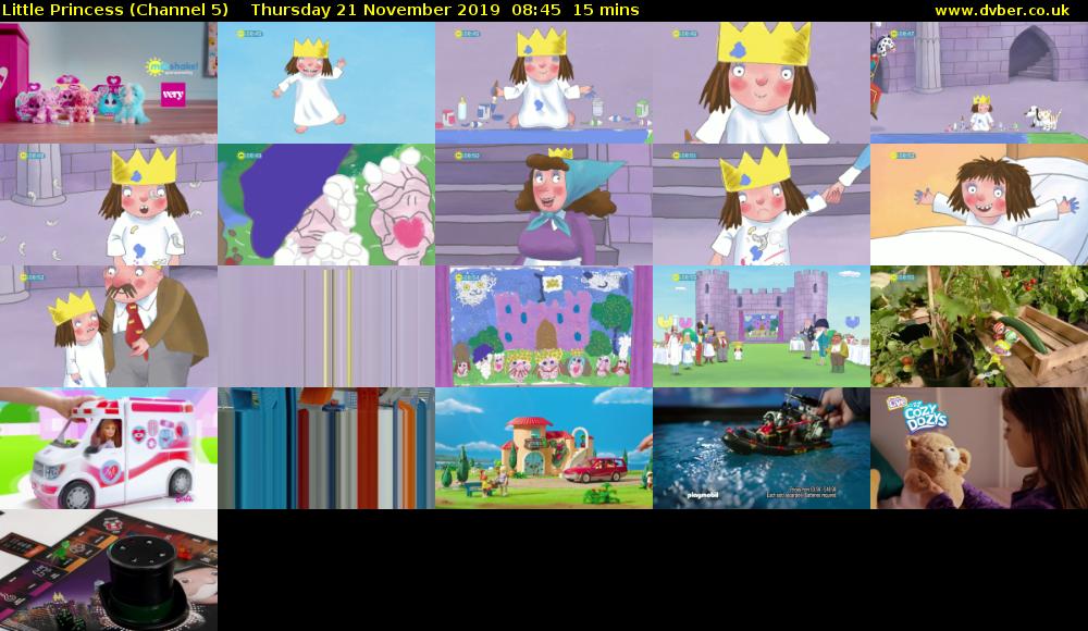 Little Princess (Channel 5) Thursday 21 November 2019 08:45 - 09:00