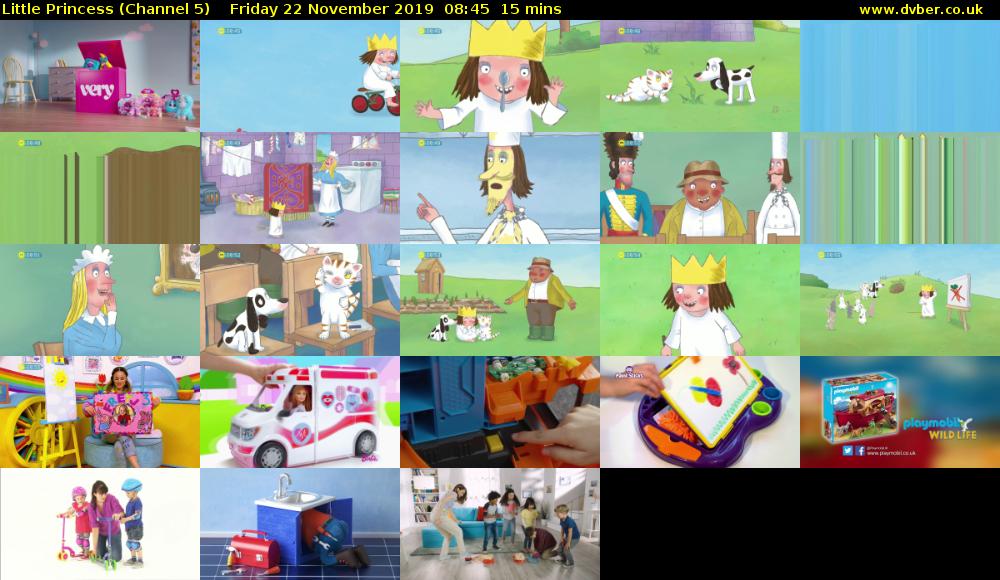 Little Princess (Channel 5) Friday 22 November 2019 08:45 - 09:00
