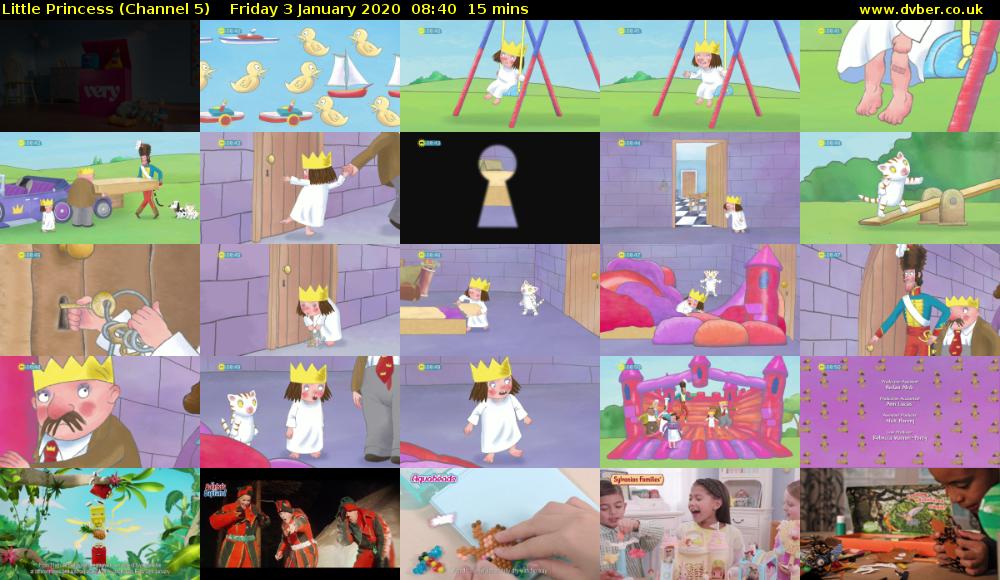 Little Princess (Channel 5) Friday 3 January 2020 08:40 - 08:55