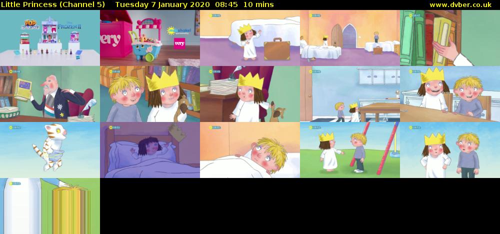 Little Princess (Channel 5) Tuesday 7 January 2020 08:45 - 08:55
