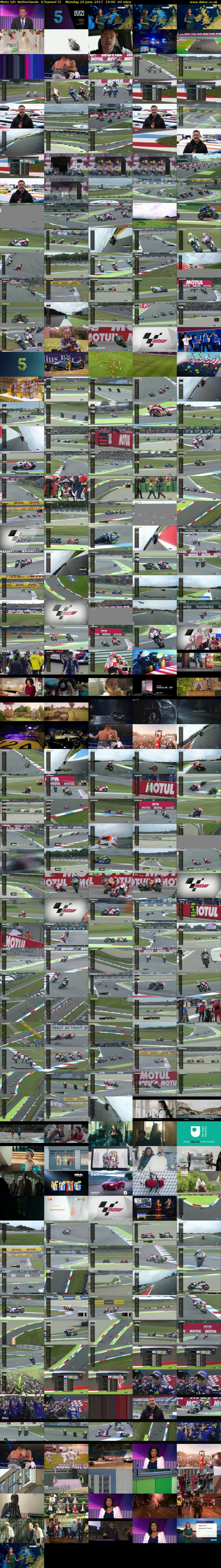 Moto GP: Netherlands  (Channel 5) Monday 26 June 2017 19:00 - 20:00