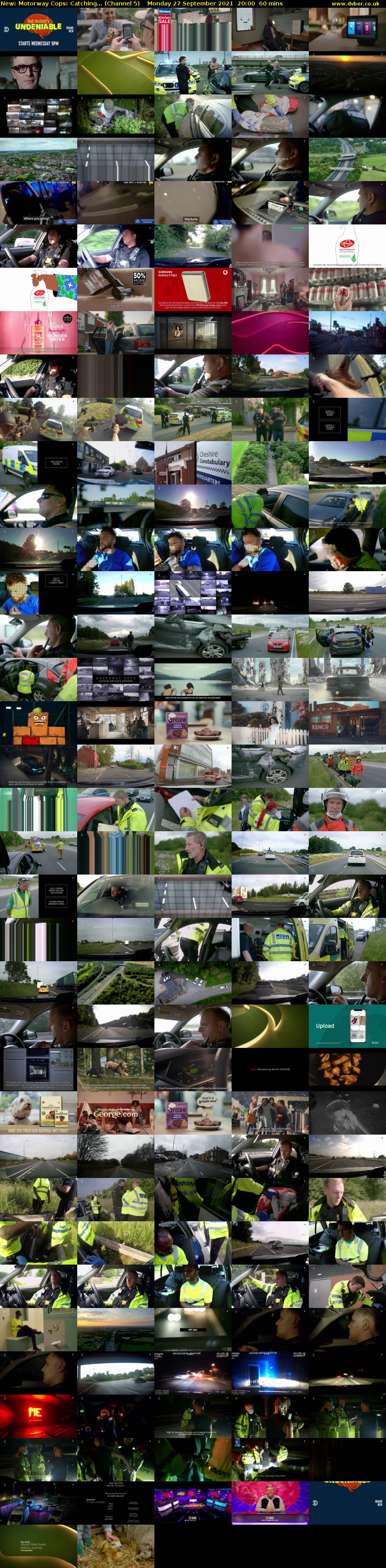 Motorway Cops: Catching... (Channel 5) Monday 27 September 2021 20:00 - 21:00