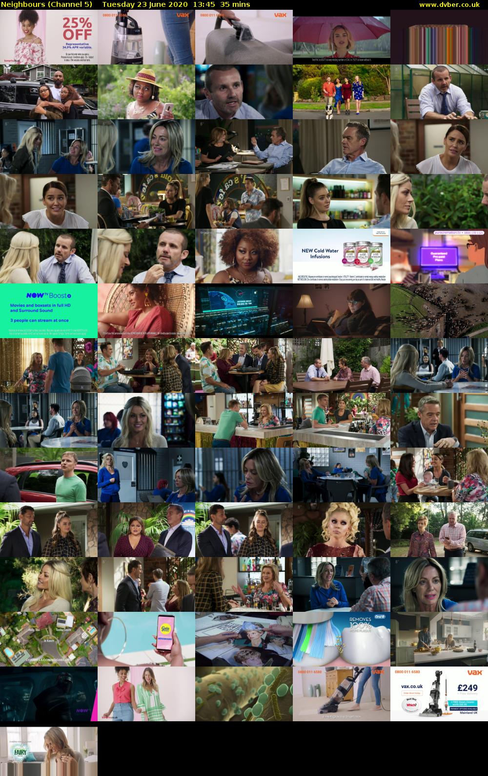 Neighbours (Channel 5) Tuesday 23 June 2020 13:45 - 14:20