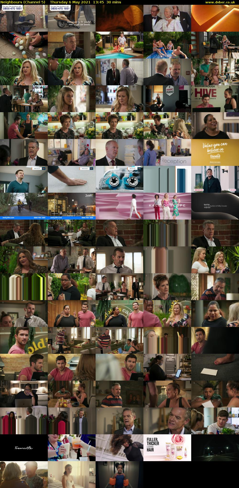 Neighbours (Channel 5) Thursday 6 May 2021 13:45 - 14:15
