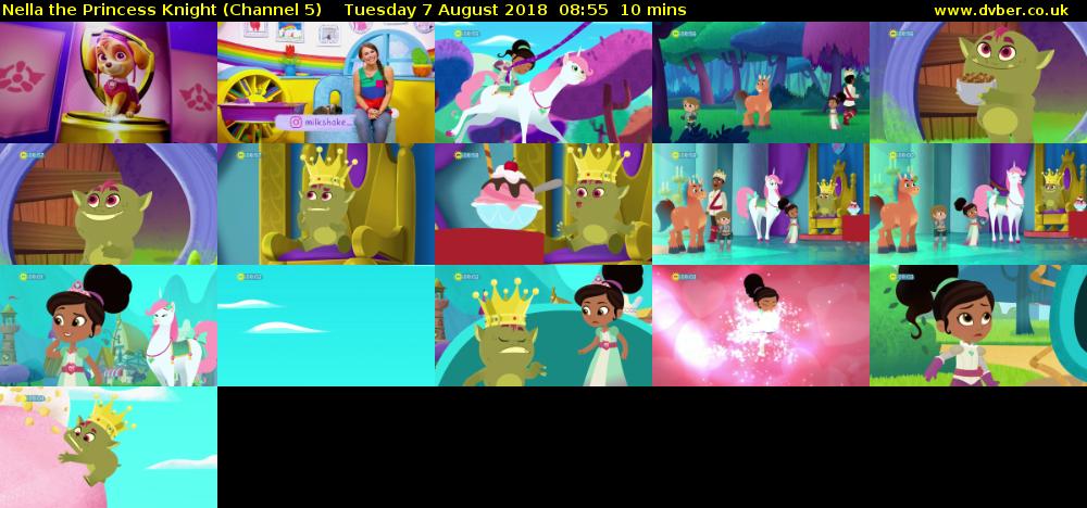 Nella the Princess Knight (Channel 5) Tuesday 7 August 2018 08:55 - 09:05