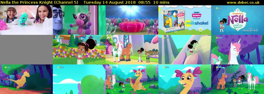 Nella the Princess Knight (Channel 5) Tuesday 14 August 2018 08:55 - 09:05