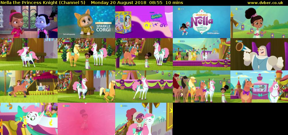 Nella the Princess Knight (Channel 5) Monday 20 August 2018 08:55 - 09:05