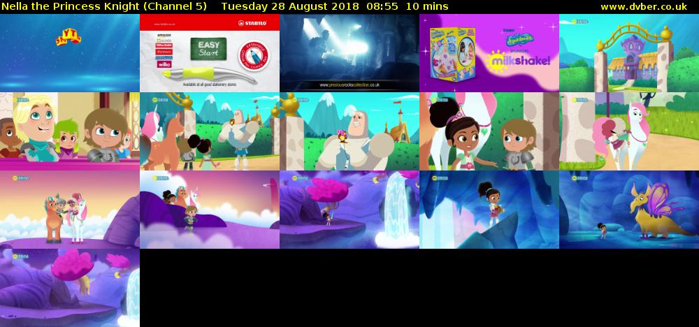 Nella the Princess Knight (Channel 5) Tuesday 28 August 2018 08:55 - 09:05