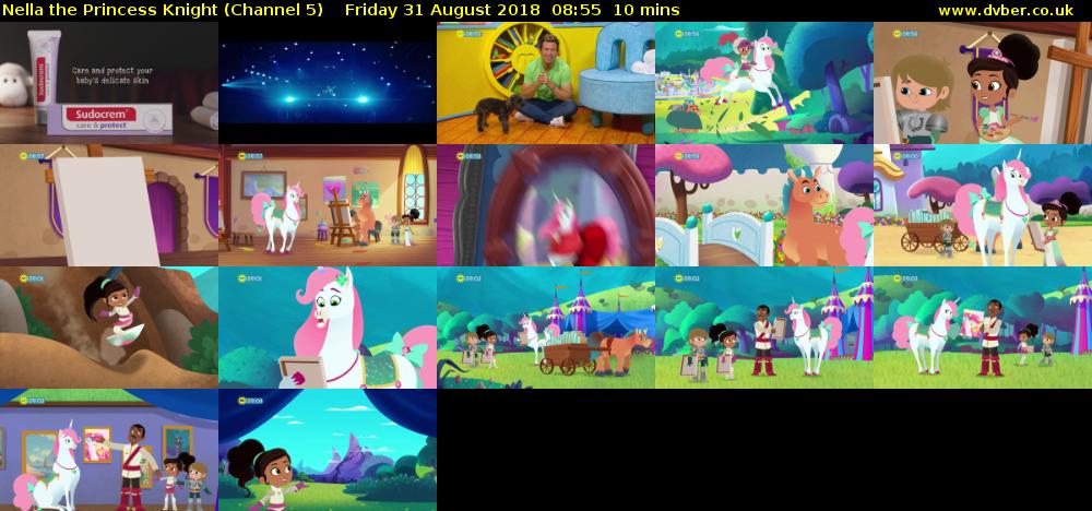 Nella the Princess Knight (Channel 5) Friday 31 August 2018 08:55 - 09:05