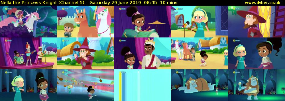 Nella the Princess Knight (Channel 5) Saturday 29 June 2019 08:45 - 08:55