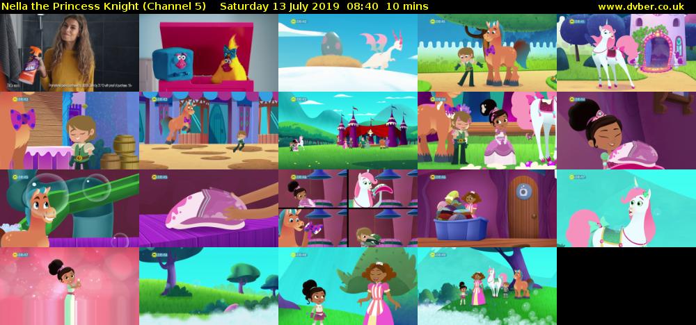 Nella the Princess Knight (Channel 5) Saturday 13 July 2019 08:40 - 08:50